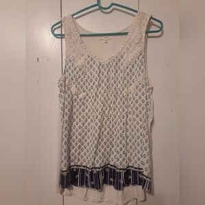 Maurices V Neck Laced Tank Top